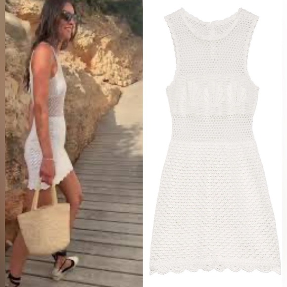 Doen Heirloom Tessa hand knit crochet dress NWT - Picture 2 of 10